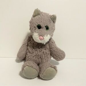 Ty Attic Treasures Kit Plush Kitty Cat Gray 11” Cuddlys Stuffed Animal Toy